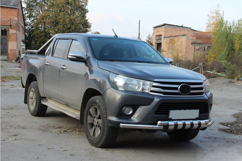Toyota Hilux 2015- Osłona Przednia F3-34 (Stal Nierdzewna) Zdjęcia 2