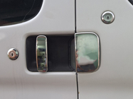 Citroen Berlingo 1996-2008 Nakładki na Klamek Chromowane (Stal Nierdzewna) Dwoje przednich drzwi, jedne przesuwne, tylne drzwi skrzydlowe zdjęcia 1