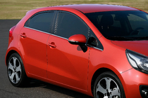 Kia Rio 2012-2017 Listwy ozdobne okien nierdzewne zdjęcia 1