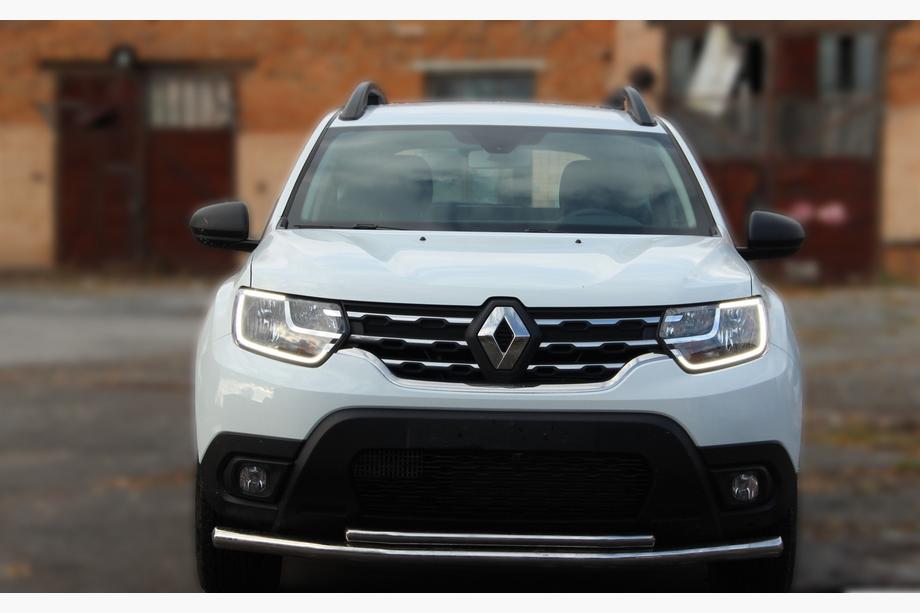 Dacia Duster 2008-2018 Przedni Pałąk Ochronny ST014 (Stal Nierdzewna) d60/60 Image