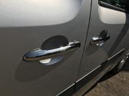 Mercedes Citan 2013-2021 Nakładki na klamki drzwi ze stali nierdzewnej 4 szt, OmsaLine - Wloska Stal Nierdzewna zdjęcia 3