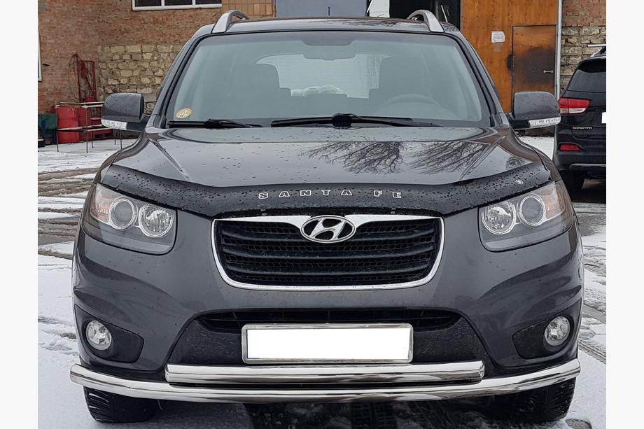 Hyundai Santa Fe 2 2006-2012 Przedni Pałąk Ochronny ST014 (Stal Nierdzewna) Image