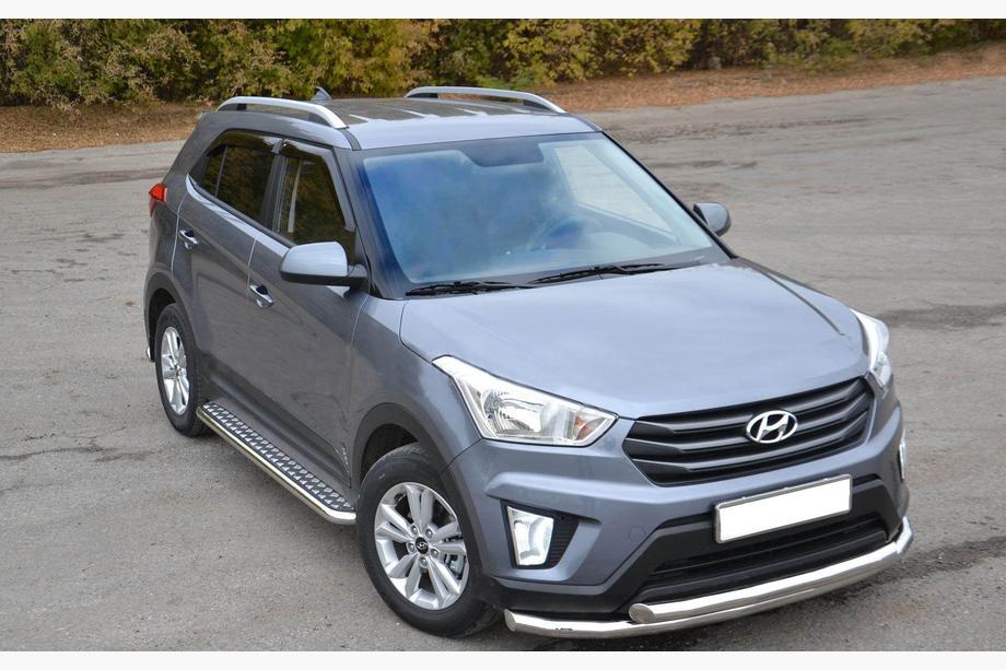 Hyundai Creta 2014-2020 Przedni Pałąk Ochronny ST014 (Stal Nierdzewna) Image