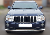 Jeep Grand Cherokee WK 2004-2010 Przedni Pałąk Ochronny ST014 (Stal Nierdzewna) d60/42 zdjęcia 1