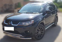 Mitsubishi Outlander 2006-2012 Przedni Pałąk Ochronny ST014 (Stal Nierdzewna) zdjęcia 2