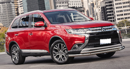 Mitsubishi Outlander 2012-2021 Przedni Pałąk Ochronny ST014 (Stal Nierdzewna) d60/42 zdjęcia 1