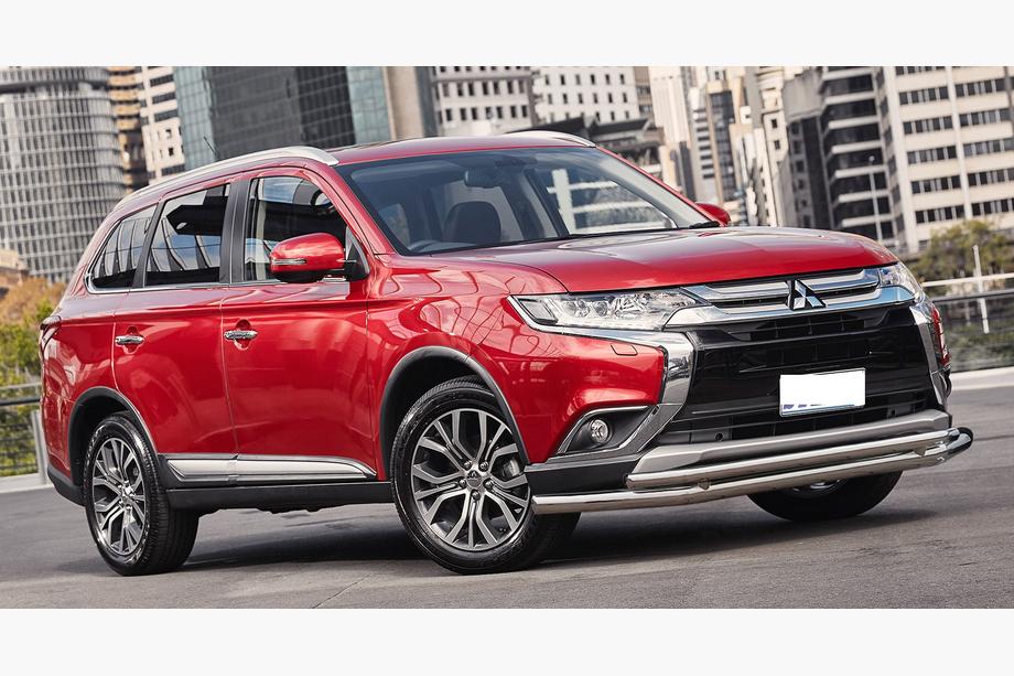 Mitsubishi Outlander 2012-2021 Przedni Pałąk Ochronny ST014 (Stal Nierdzewna) d60/42 Image