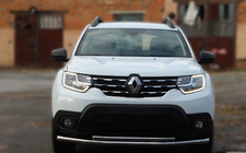 Renault Duster 2008–2017 Przedni Pałąk Ochronny ST014 (Stal Nierdzewna) d60/42 zdjęcia 1
