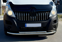 Renault Master 2011-2023 Przedni Pałąk Ochronny ST014 (Stal Nierdzewna) zdjęcia 4