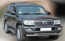 Toyota Land Cruiser 100 1998-2007 Przedni Pałąk Ochronny ST014 (Stal Nierdzewna) zdjęcia 3