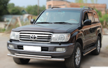 Toyota Land Cruiser 100 1998-2007 Przedni Pałąk Ochronny ST014 (Stal Nierdzewna) zdjęcia 2