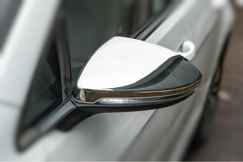 Volkswagen Golf 7/E-Golf 2012-2020 Nakładki na Lusterka (2 szt, Stal Nierdzewna) Image