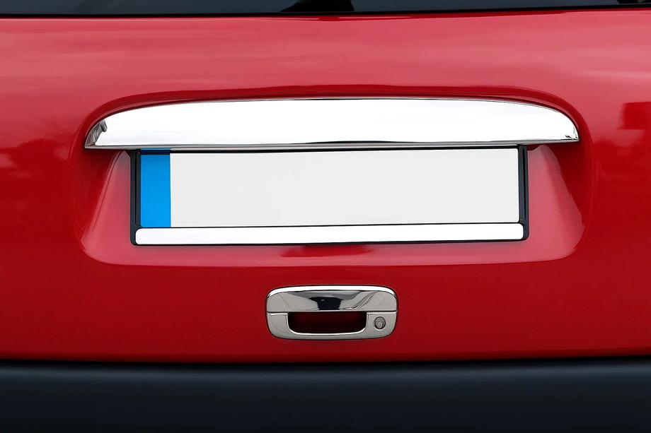 Citroen Berlingo 1996-2008 Listwa chromowana nad tablicą rejestracyjną (1996-2002 3-drzwiowy, stal nierdzewna) Zdjęcia 1