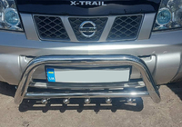 Nissan X-trail T30 2002-2007 Ornament Przedni QT006 (Stal Nierdzewna) zdjęcia 1