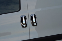 Opel Combo 2012-2018 Chromowane nakładki i obwódki na klamki (8 szt, stal nierdzewna) zdjęcia 14