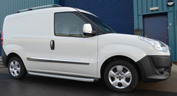 Opel Combo 2012-2018 Listwy Drzwiowe Stal Nierdzewna (4 szt) OmsaLine - Włoska Stal Nierdzewna zdjęcia 1