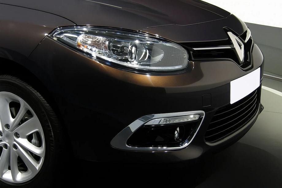 Renault Fluence 2009-2016 Obramowania świateł przeciwmgielnych (2013↗, 2 szt, stal nierdzewna) Image