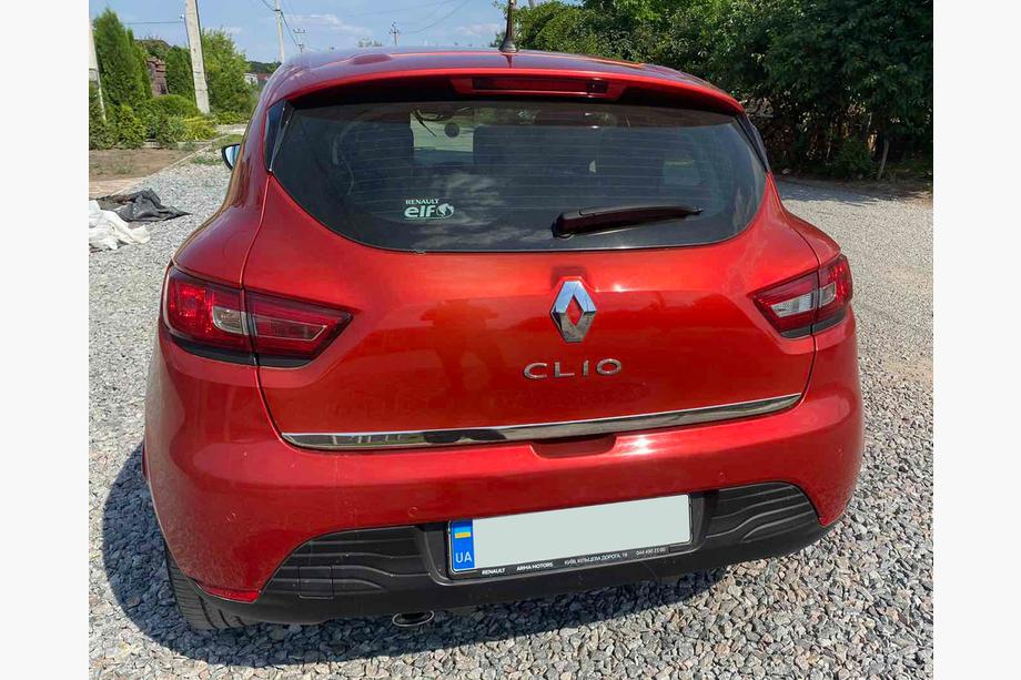Renault Clio IV 2012-2019 Listwa bagażnika (HB, stal nierdzewna) Image