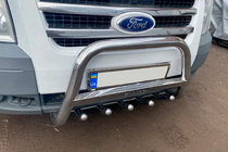 Ford Transit 2000–2014 Przedni Pałąk WT004 Stal Nierdzewna zdjęcia 2