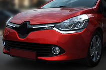 Renault Clio IV 2012-2019 Nakładki na grill OmsaLine (2 szt, stal nierdzewna) zdjęcia 1