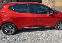 Renault Clio IV 2012-2019 Listwy drzwi proste (4 szt, stal nierdzewna) Czarny Chrom zdjęcia 1