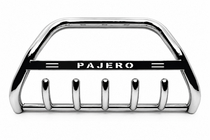 Mitsubishi Pajero Sport 2008-2015 Przedni Pałąk WT004 Stal Nierdzewna zdjęcia 1