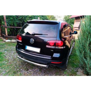 Osłona tylna AK002 (2 szt., stal nierdzewna) Volkswagen Touareg 2002–2010 zdjęcia 2