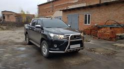 Toyota Hilux 2015- Przedni Pałąk F1-59 (Stal Nierdzewna) zdjęcia 2