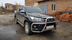 Toyota Hilux 2015- Przedni Pałąk F1-58 (Stal Nierdzewna) zdjęcia 2