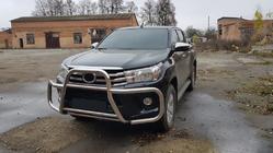 Toyota Hilux 2015- Przedni Pałąk F1-58 (Stal Nierdzewna) zdjęcia 3