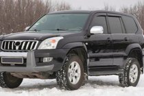 Toyota Land Cruiser Prado 120 2002-2009 Deflektory Okien (4 szt, HIC) zdjęcia 5