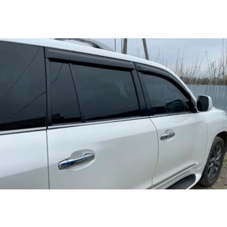 Deflektory Okien 8 cm (4 szt, HIC) Lexus LX570/450d 2008-2022 zdjęcia 1