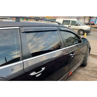 Deflektory Okien SW (4 szt, EU, HIC) Volkswagen Passat B7 2012-2015 zdjęcia 2