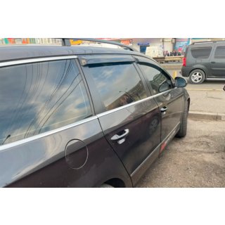 Deflektory Okien SW (4 szt, EU, HIC) Volkswagen Passat B7 2012-2015 zdjęcia 3
