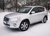 Toyota Rav 4 2006-2013 Relingi dachowe Skyport (srebrne) Krótki Rozstaw Osi zdjęcia 1