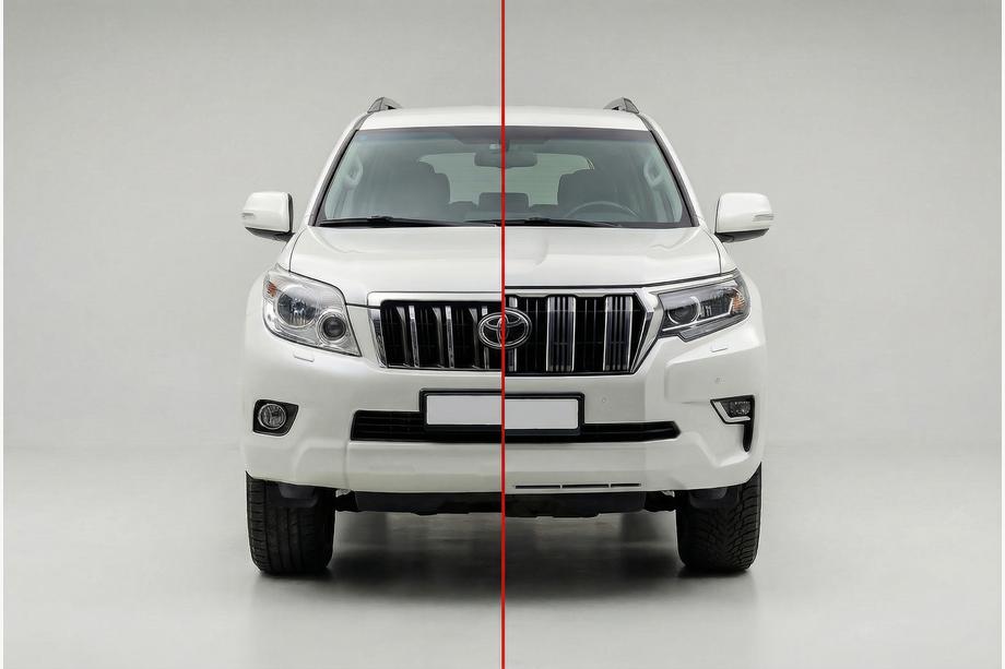 Toyota Land Cruiser Prado 150 2009-2023 Zestaw konwersji facelift 2009-2016 na 2017- (z reflektorami Full LED) Image