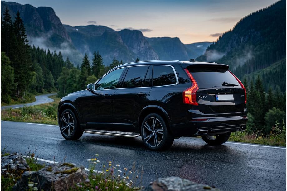 Volvo XC90 2015- Progi Boczne Maydos V2 (2 szt., Aluminium i Stal Nierdzewna) Image