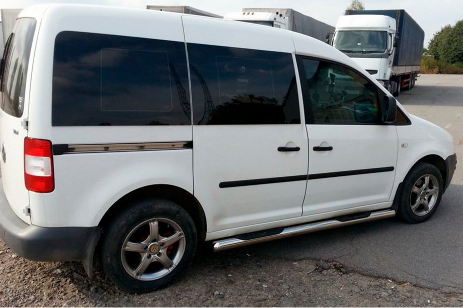 Volkswagen Caddy 2015-2020 Rury Boczne BB002 (2 szt., stal nierdzewna) Image