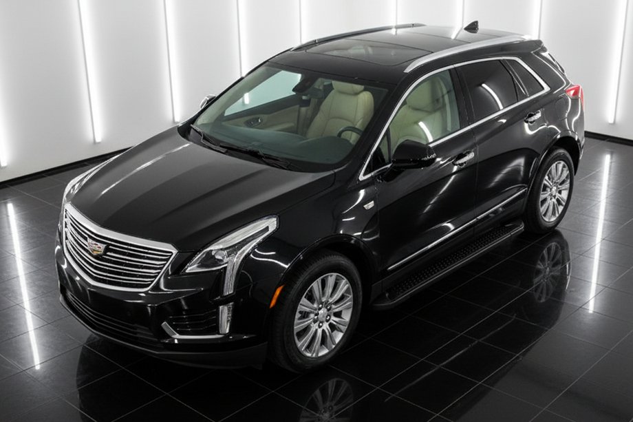 Cadillac XT5 2016- Progi Boczné Allmond Black (2 szt., Aluminium) Image