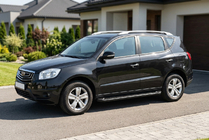 Geely Emgrand X7 2011- Progi Boczné Allmond Black (2 szt., Aluminium) zdjęcia 1