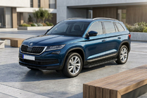 Skoda Kodiaq 2016-2023 Progi Boczné Allmond Black (2 szt., Aluminium) zdjęcia 1