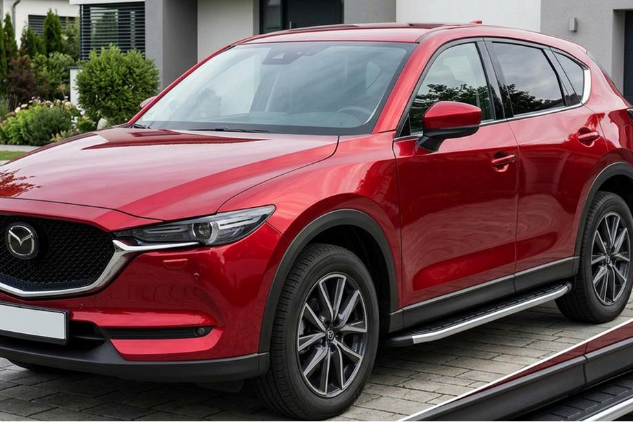 Mazda CX-5 2017–2025 Progi Boczné Fullmond (2 szt., Aluminium) Image
