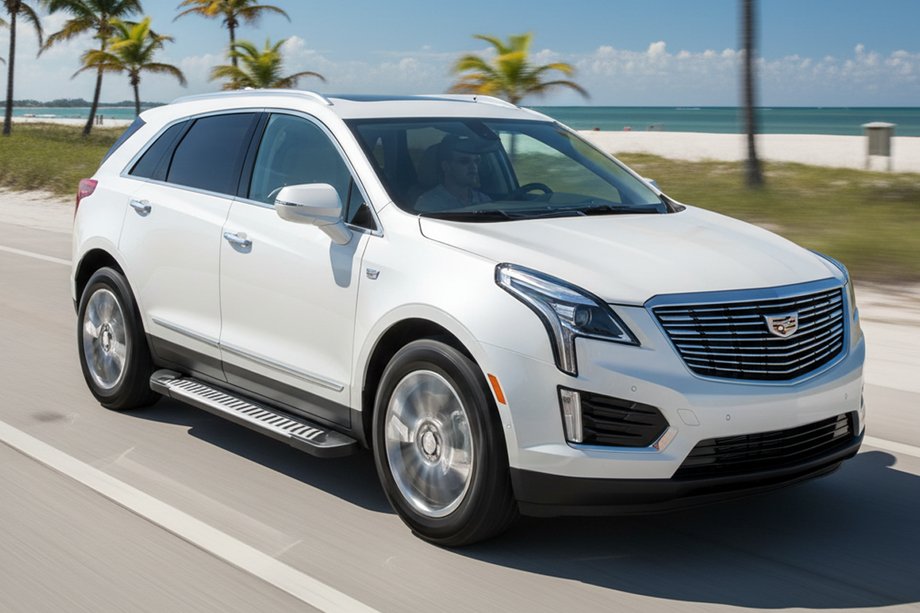 Cadillac XT5 2016- Progi Boczne Line (2 szt., Aluminium) Image