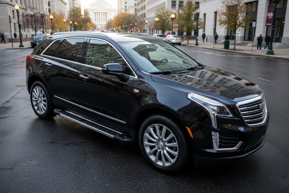 Cadillac XT5 2016- Progi Boczné RedLine V1 (2 szt., Aluminium) Image