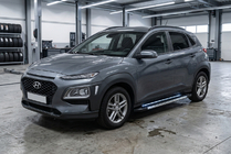 Hyundai Kona 2017-2023 Progi Boczné RedLine V1 (2 szt., Aluminium) zdjęcia 1