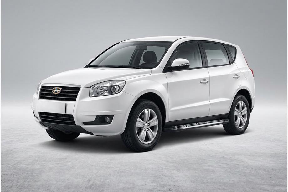 Geely Emgrand X7 2011- Progi Boczné Sunrise (2 szt., Aluminium) Image