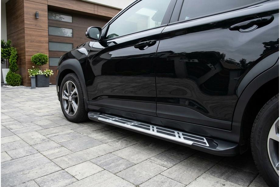 Hyundai Kona 2017-2023 Progi Boczné Sunrise (2 szt., Aluminium) Zdjęcia 1