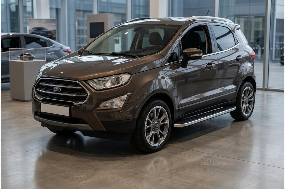 Ford Ecosport 2013-2022 Progi Boczne Tayga Grey (2 szt., Aluminium) Image
