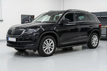 Skoda Kodiaq 2016-2023 Progi Boczné Tayga Black (2 szt., Aluminium) zdjęcia 1