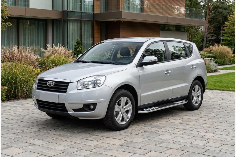 Geely Emgrand X7 2011- Progi Boczné Tayga V2 (2 szt., Aluminium) Image